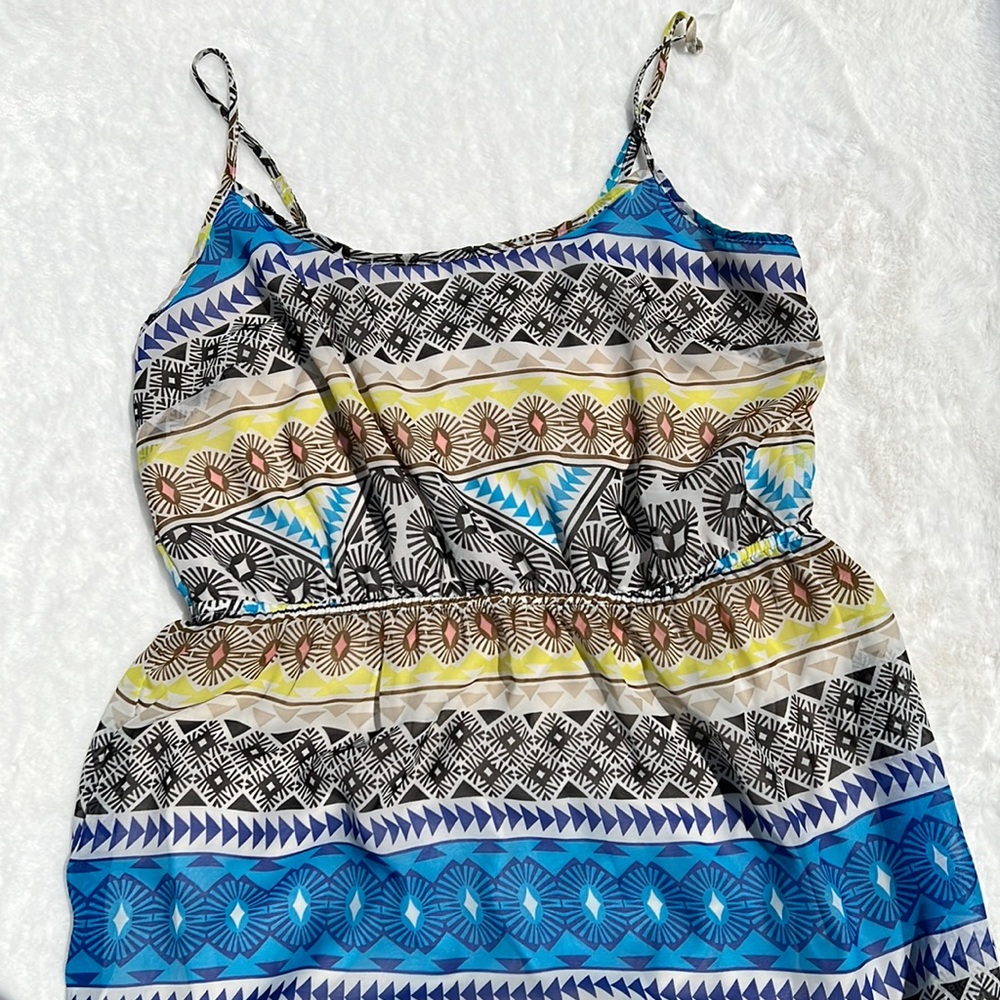 Old Navy Aztec Printed Maxi‎ Dress